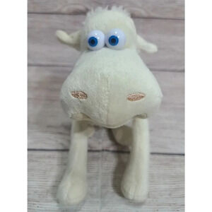 Serta Plush Sleep Sheep 101 Stuffed Animal Toy Off White Black Blue Eyes Soft 8"